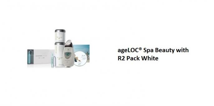 ageLOC Spa Beauty with R2 Pack White 
